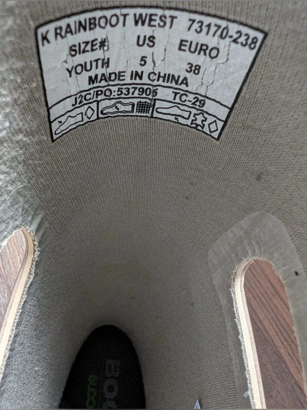 Bogs Kids New Western Rain Boots Youth Size 5